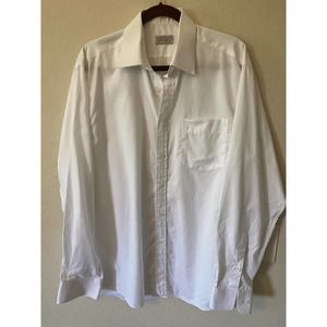 WINSTON Co Men's White Dress Shirt